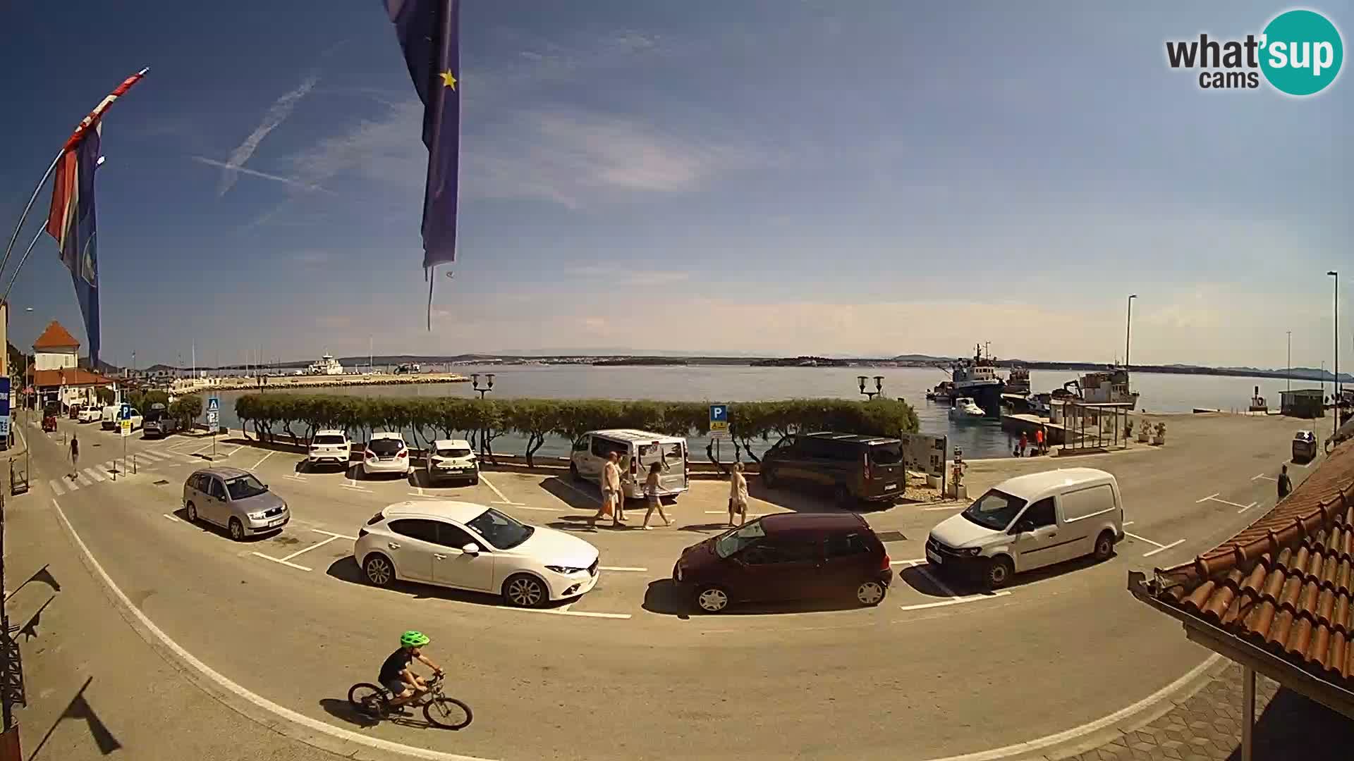 Spletna kamera Tkon – trajektni terminal