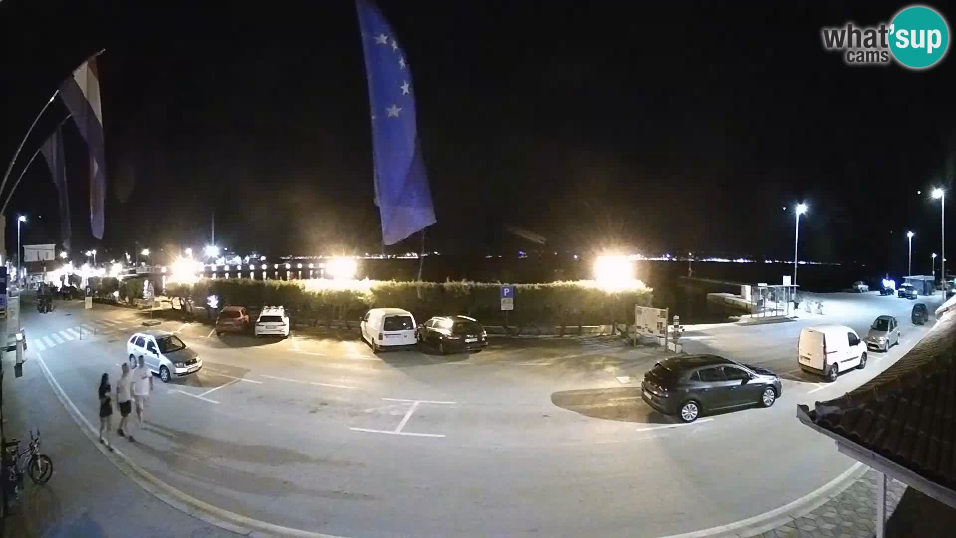 Spletna kamera Tkon – trajektni terminal