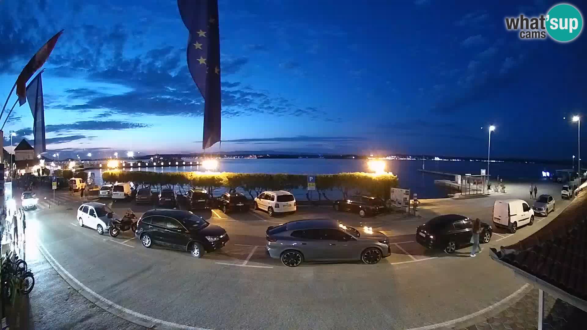 Spletna kamera Tkon – trajektni terminal