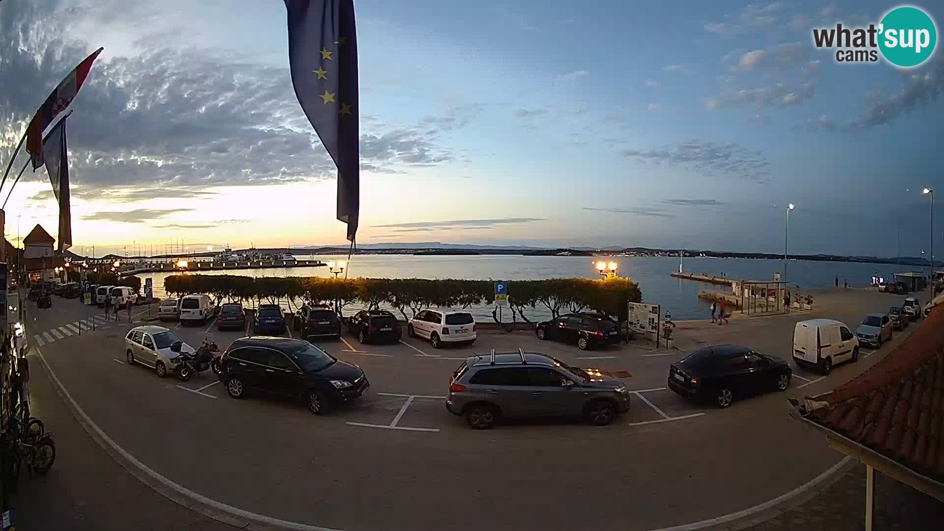 Spletna kamera Tkon – trajektni terminal
