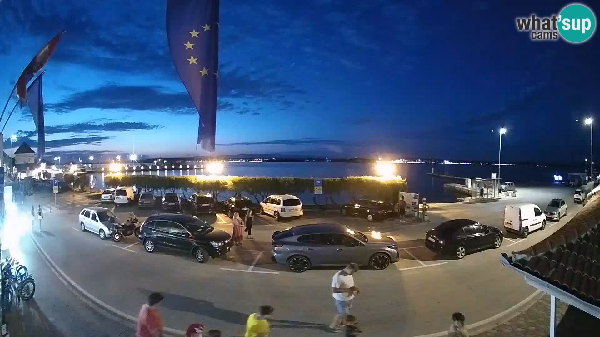 Web kamer u živo Tkon – trajektni terminal