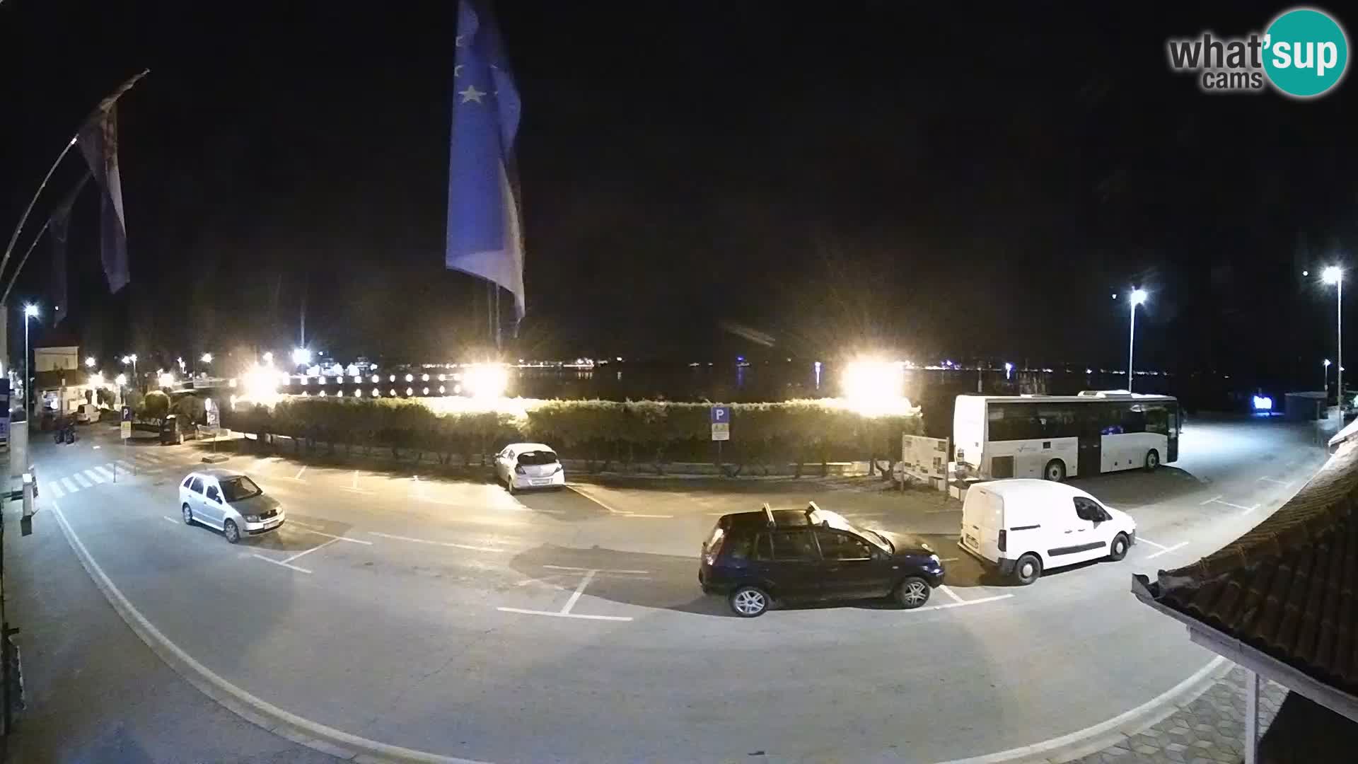 Spletna kamera Tkon – trajektni terminal