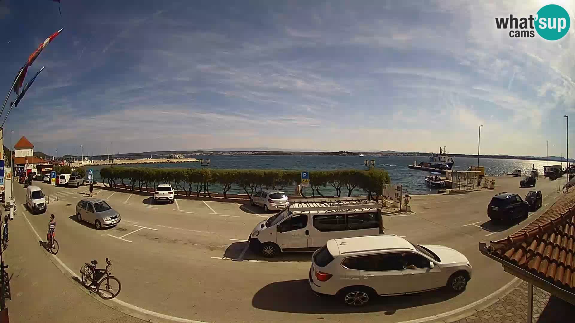 Web kamer u živo Tkon – trajektni terminal