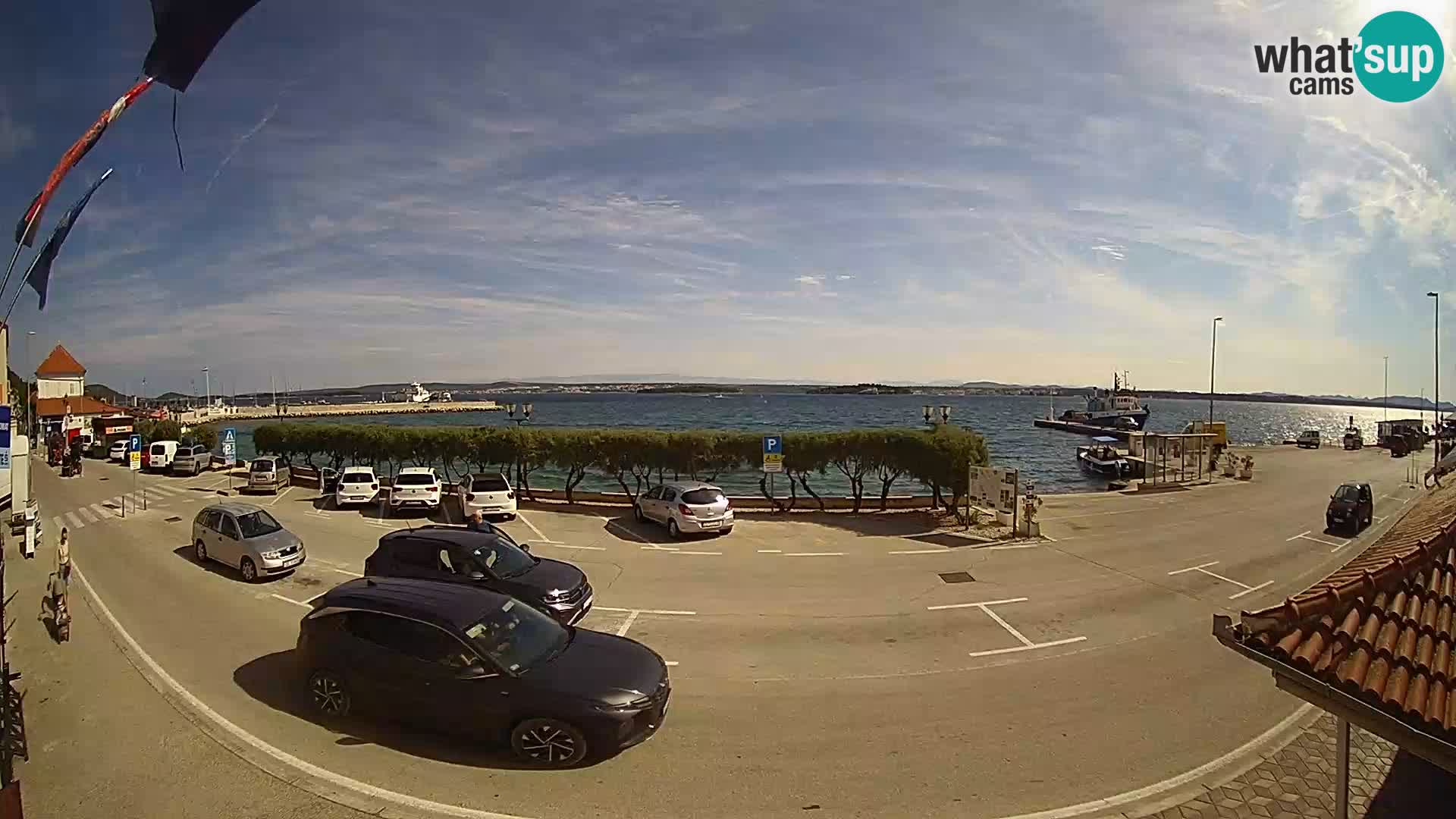 Web kamer u živo Tkon – trajektni terminal
