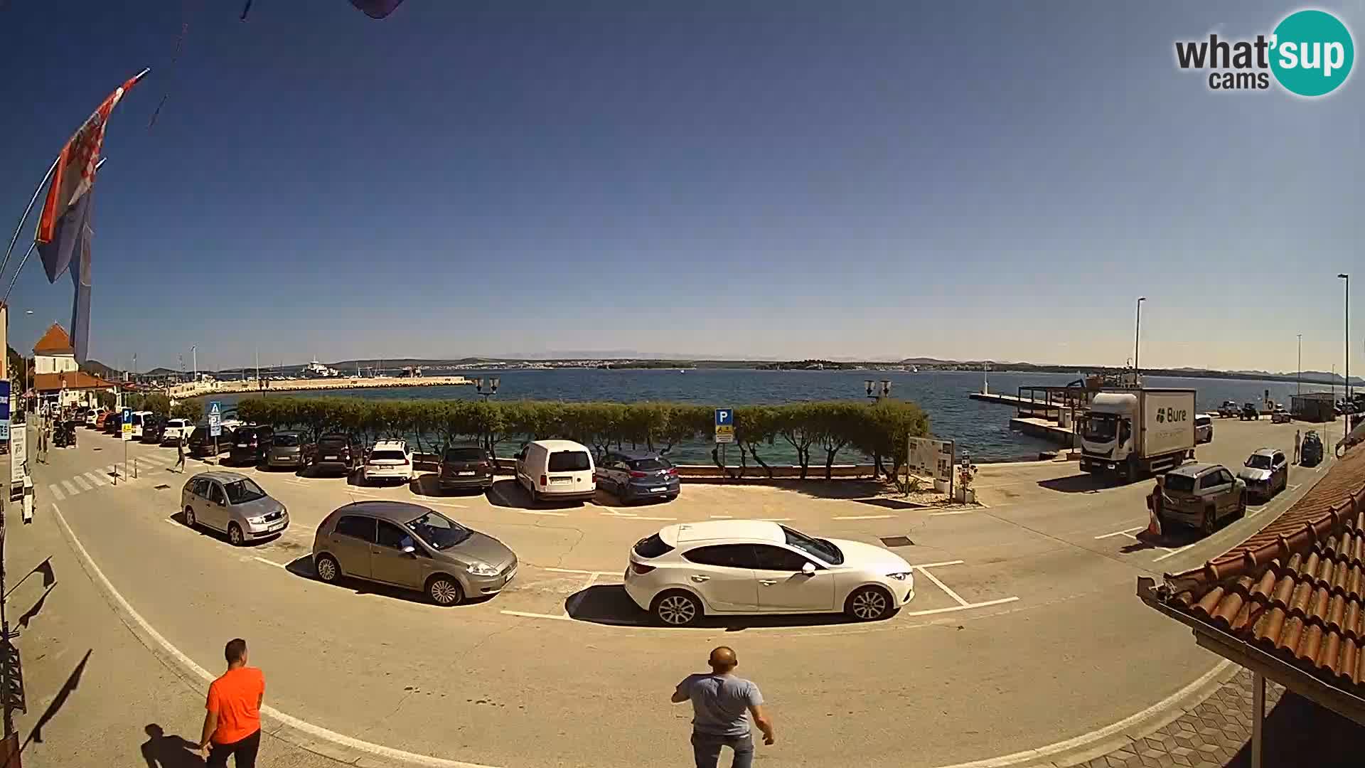 Web kamer u živo Tkon – trajektni terminal