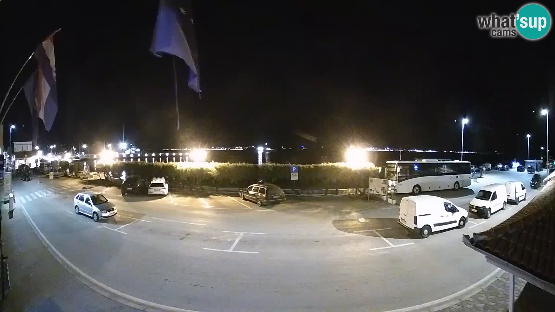 Spletna kamera Tkon – trajektni terminal