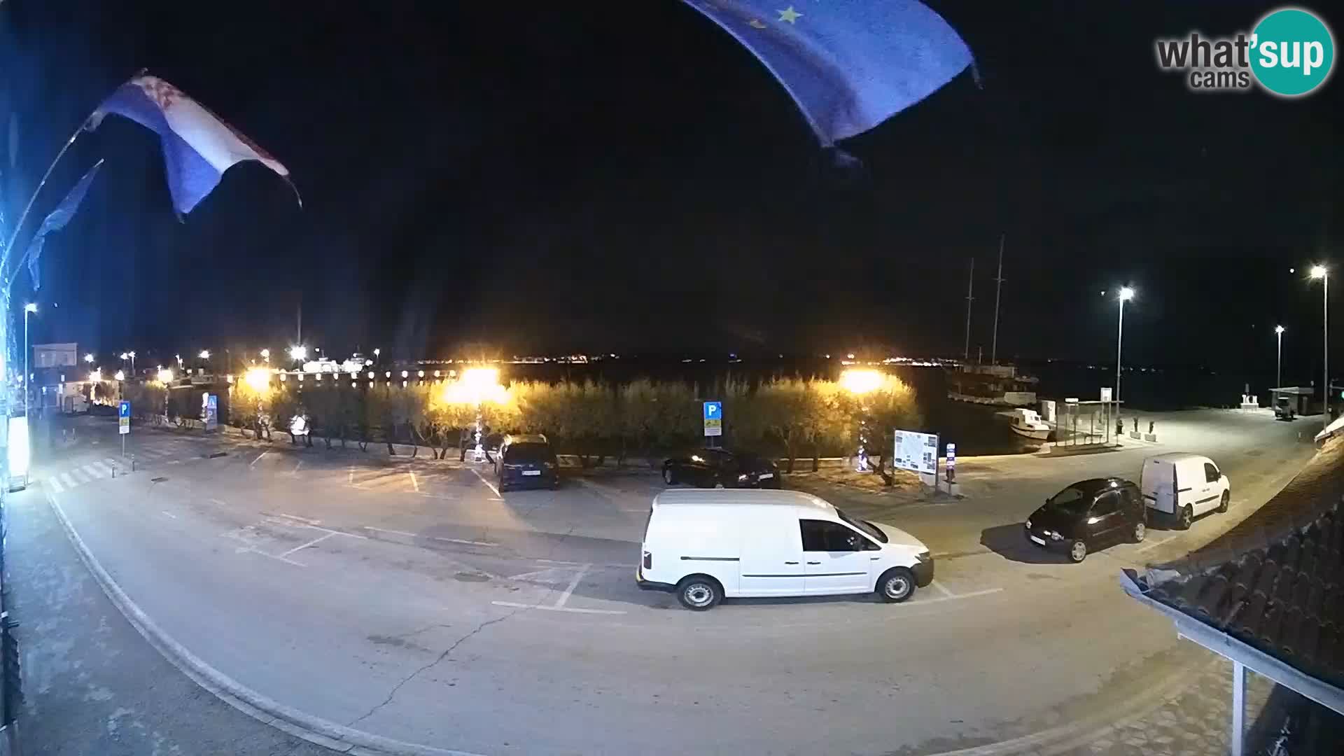 Spletna kamera Tkon – trajektni terminal