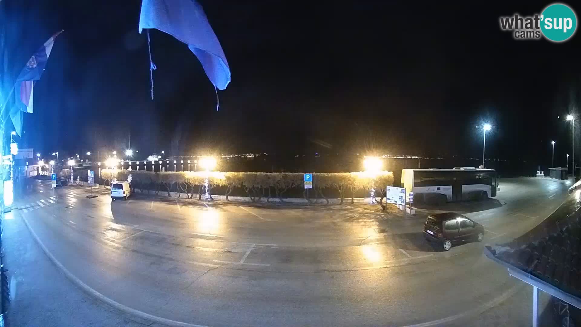 Spletna kamera Tkon – trajektni terminal