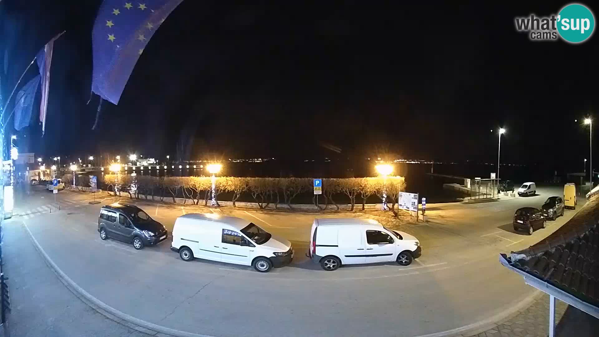 Web kamer u živo Tkon – trajektni terminal