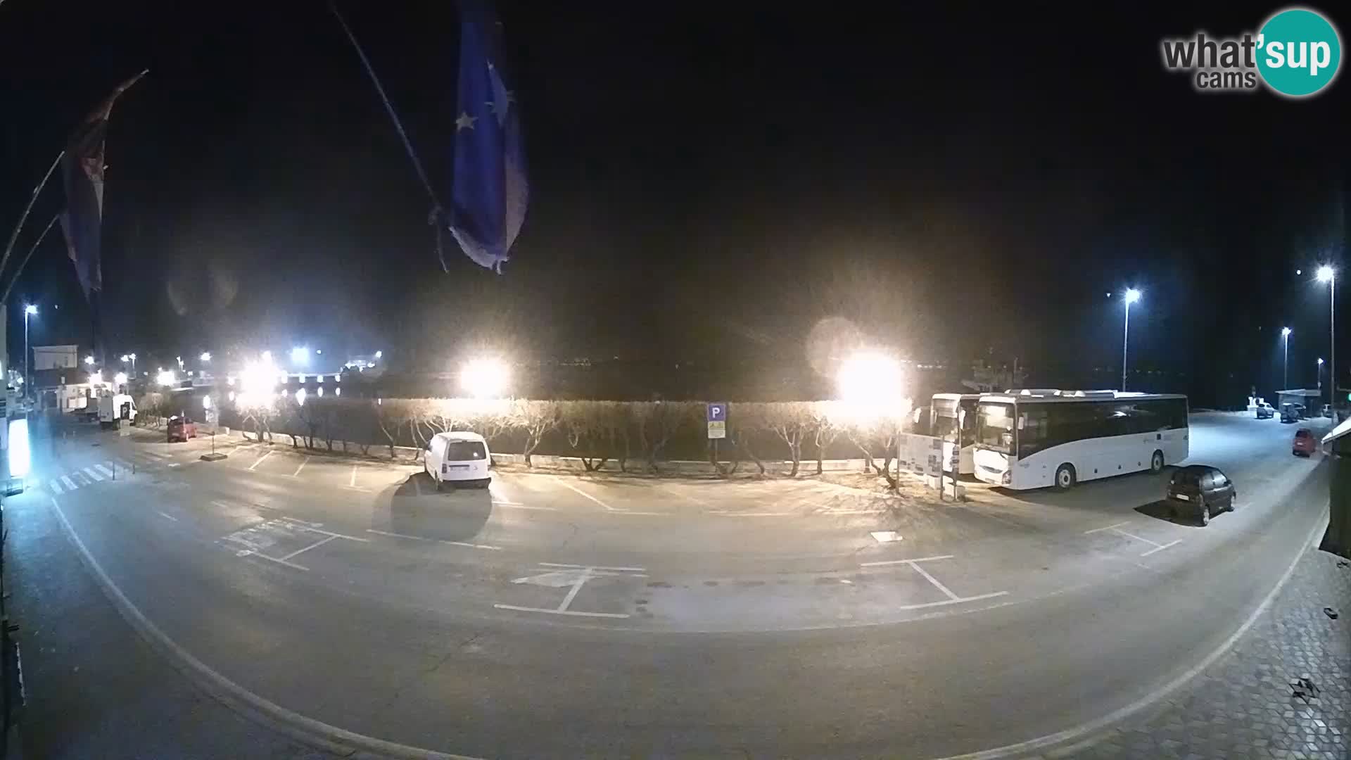 Spletna kamera Tkon – trajektni terminal