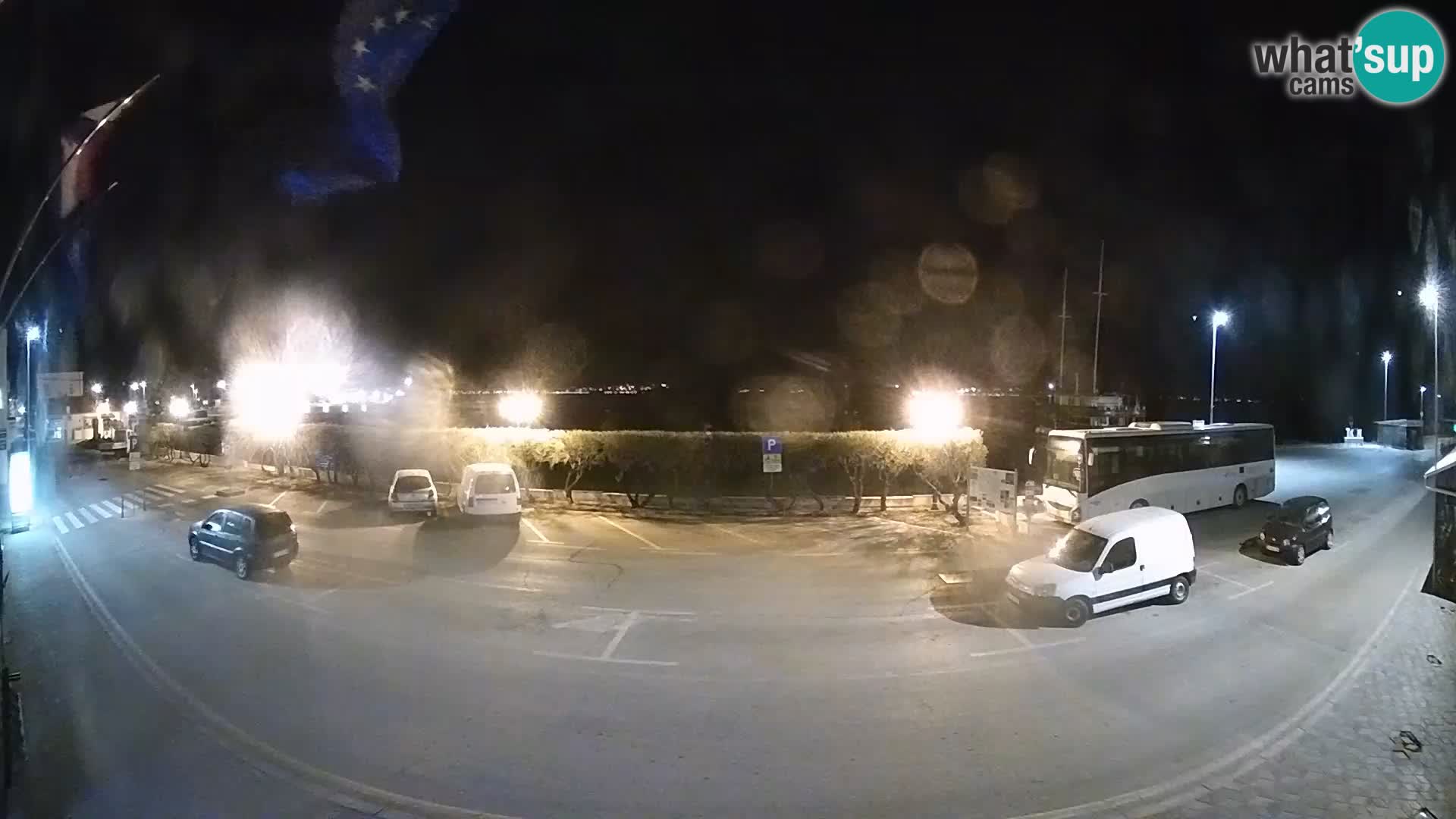 Spletna kamera Tkon – trajektni terminal