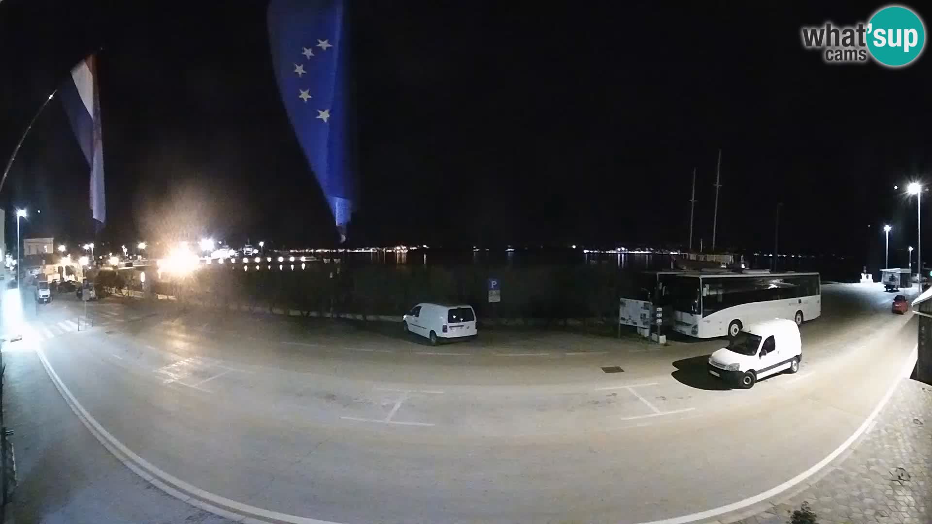 Spletna kamera Tkon – trajektni terminal