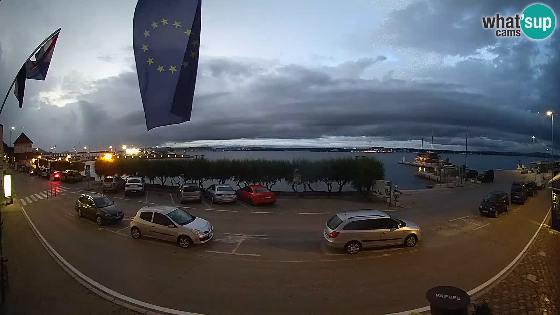 Spletna kamera Tkon – trajektni terminal