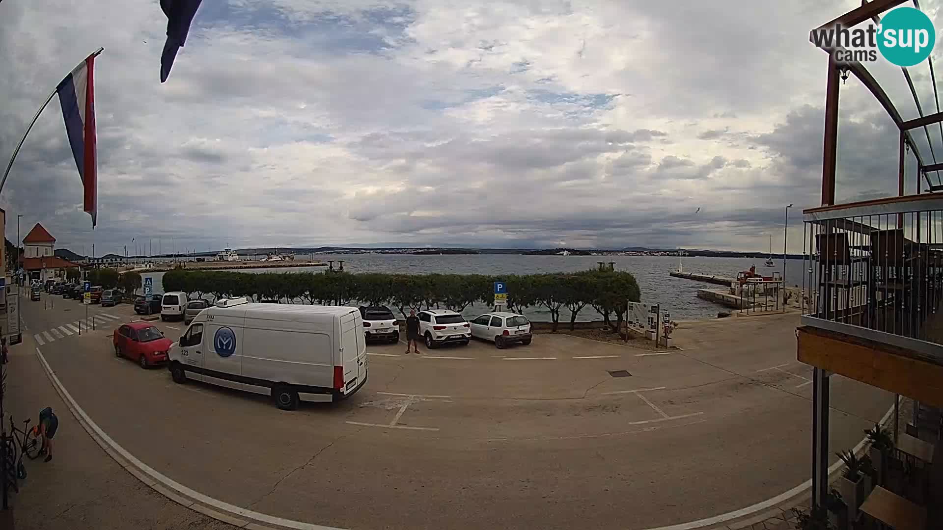 Spletna kamera Tkon – trajektni terminal