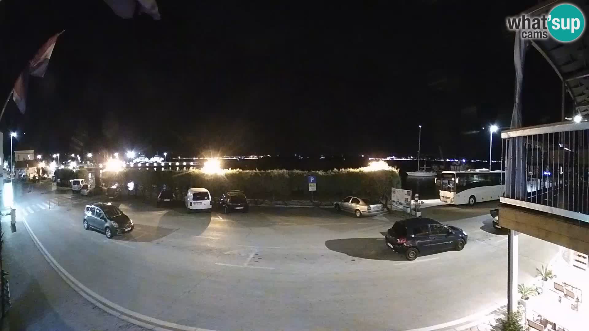Spletna kamera Tkon – trajektni terminal