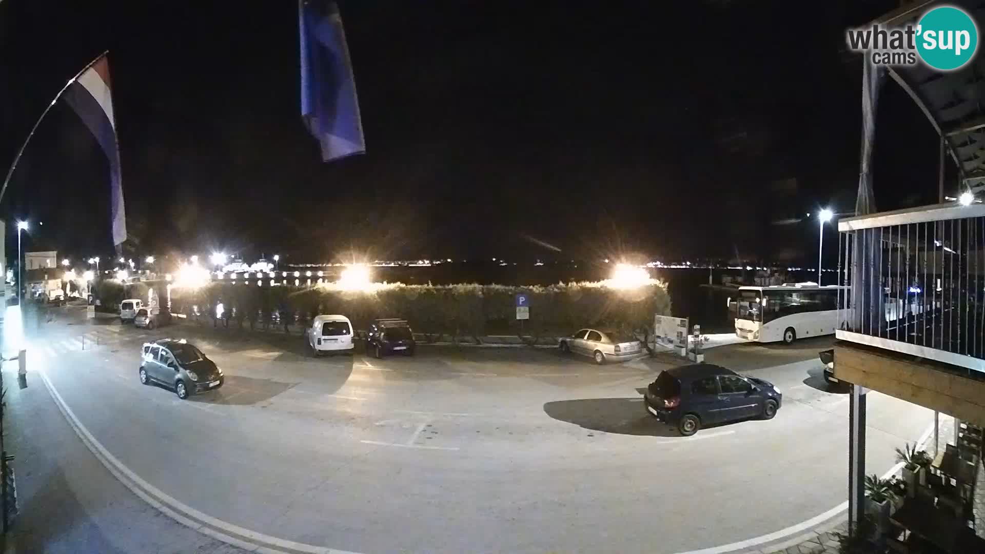 Web kamer u živo Tkon – trajektni terminal
