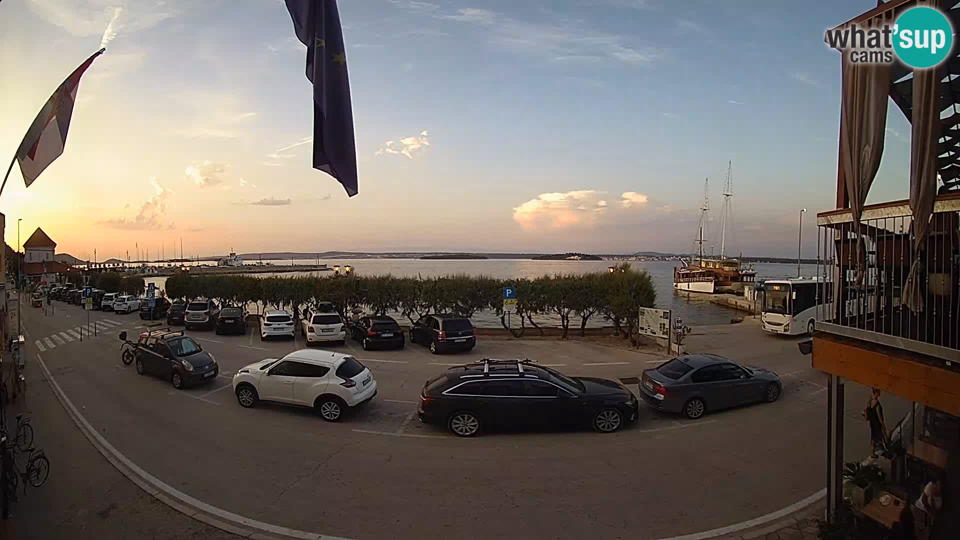 Spletna kamera Tkon – trajektni terminal