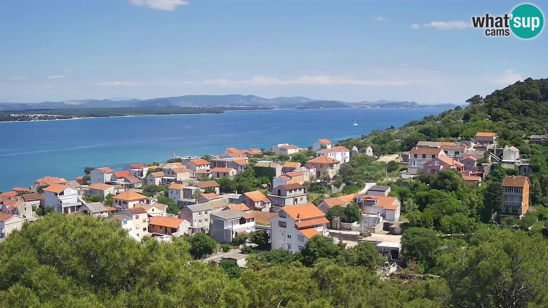 Tkon – Kalvaria – panorama del canale di Pašman