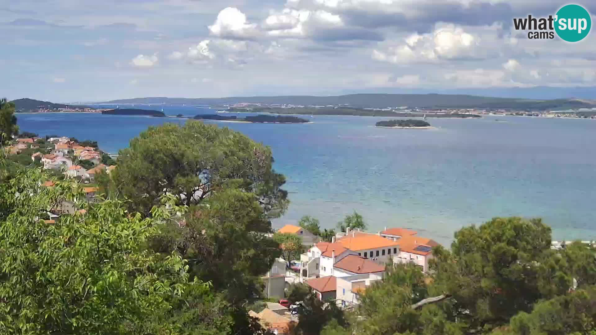Tkon – Kalvaria – Blick auf Pašman Kanal