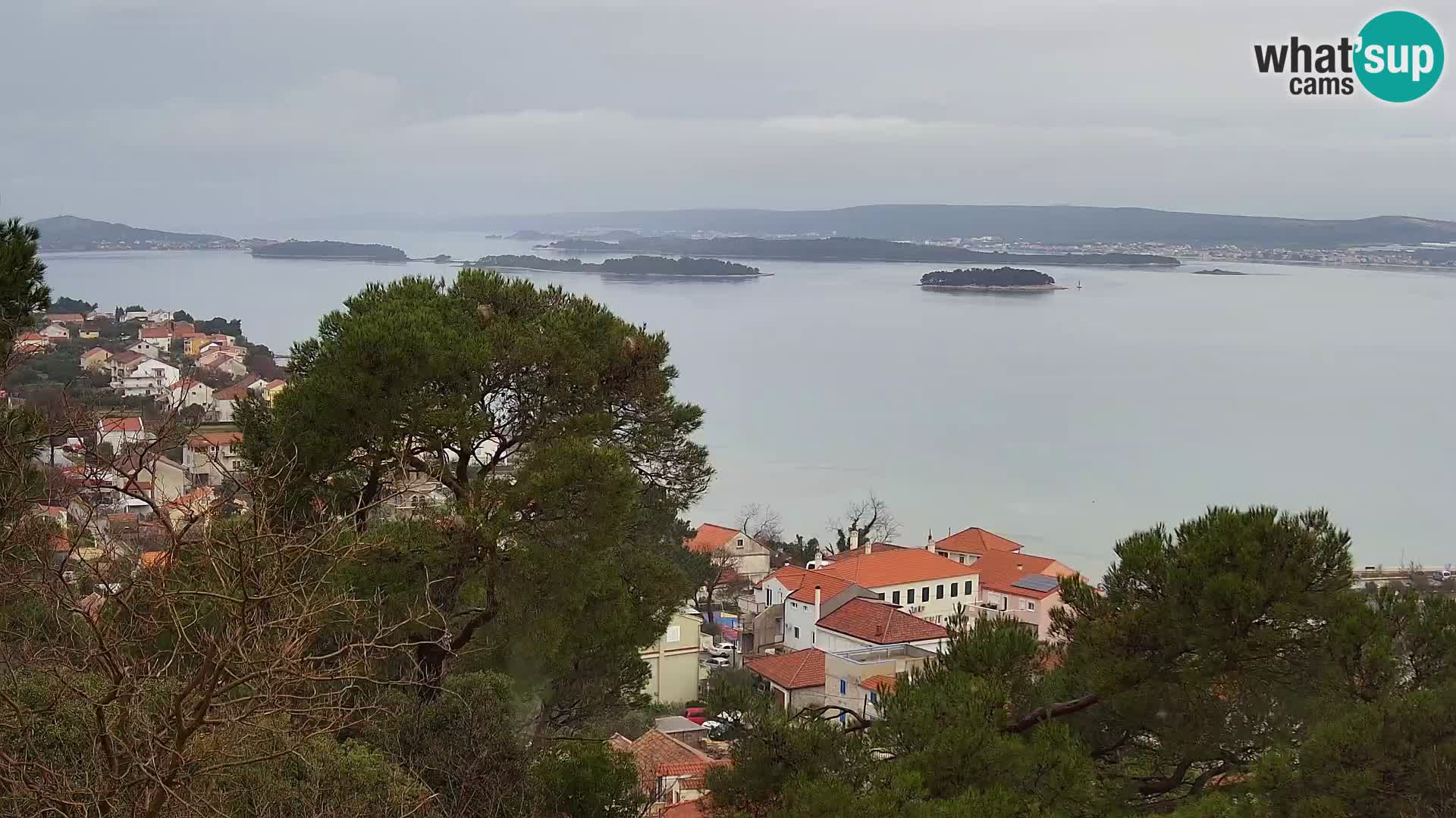 Tkon – Kalvaria – Blick auf Pašman Kanal