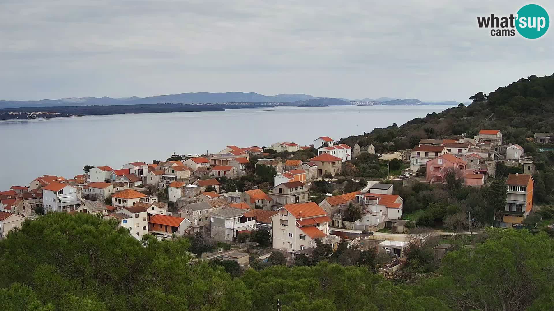 Tkon – Kalvaria – panorama del canale di Pašman