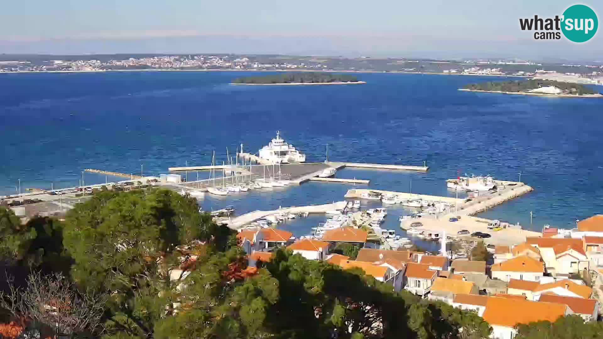 Tkon – Kalvaria – view of Pašman channel