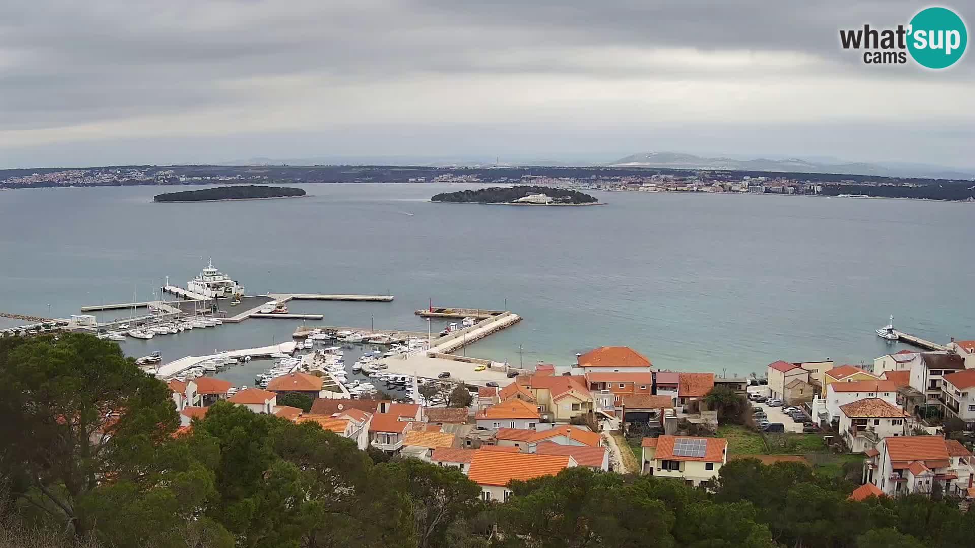 Tkon – Kalvaria – view of Pašman channel