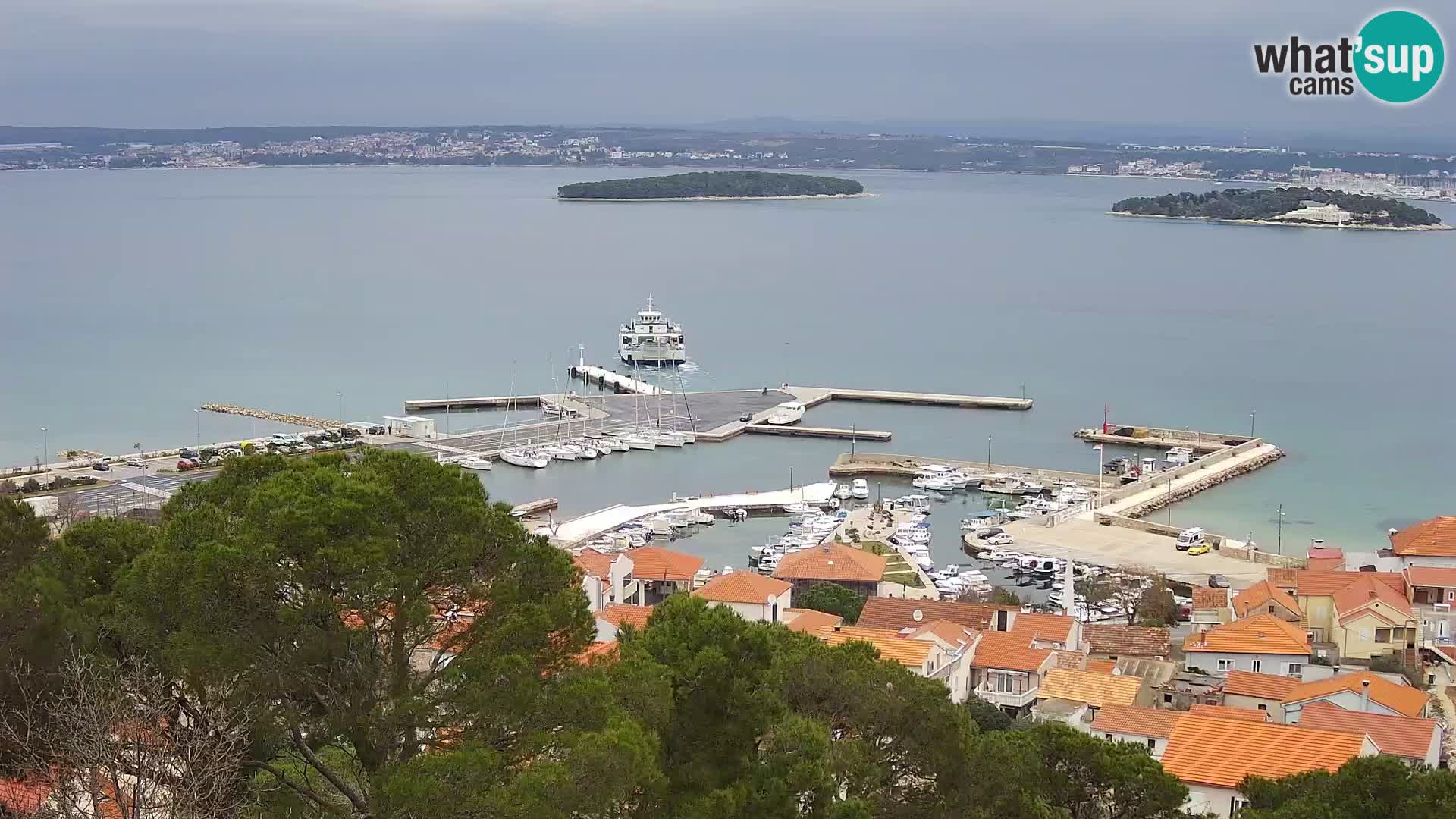 Tkon – Kalvaria – panorama del canale di Pašman