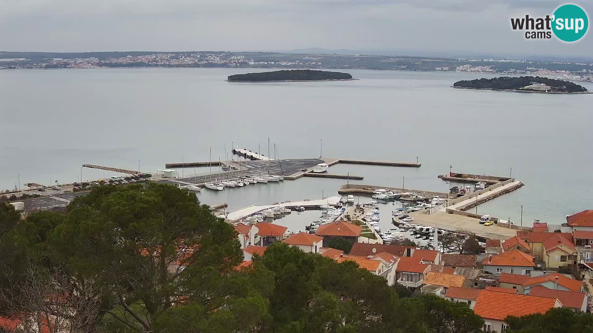 Tkon – Kalvaria – panorama del canale di Pašman