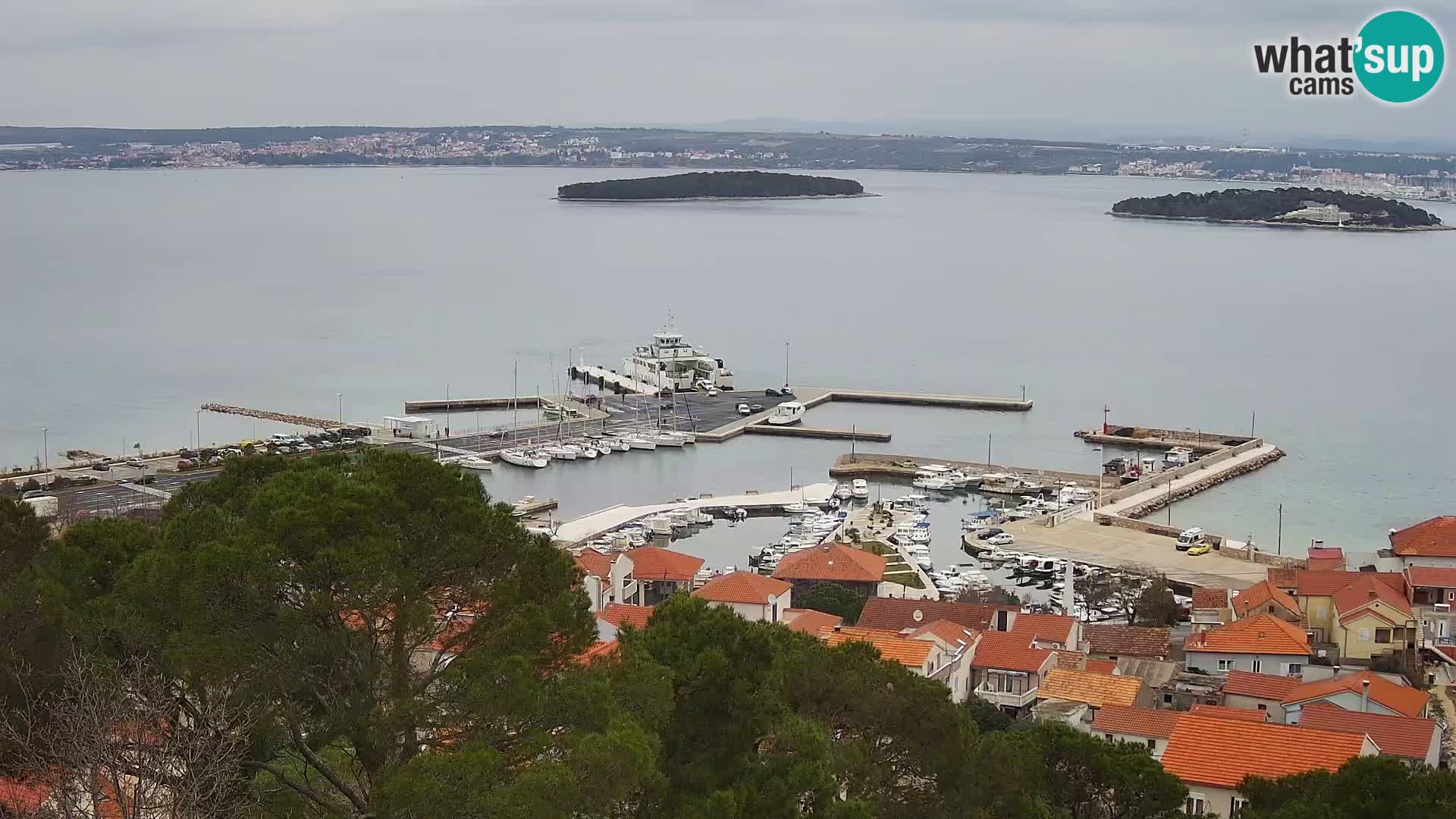 Tkon – Kalvaria – panorama del canale di Pašman