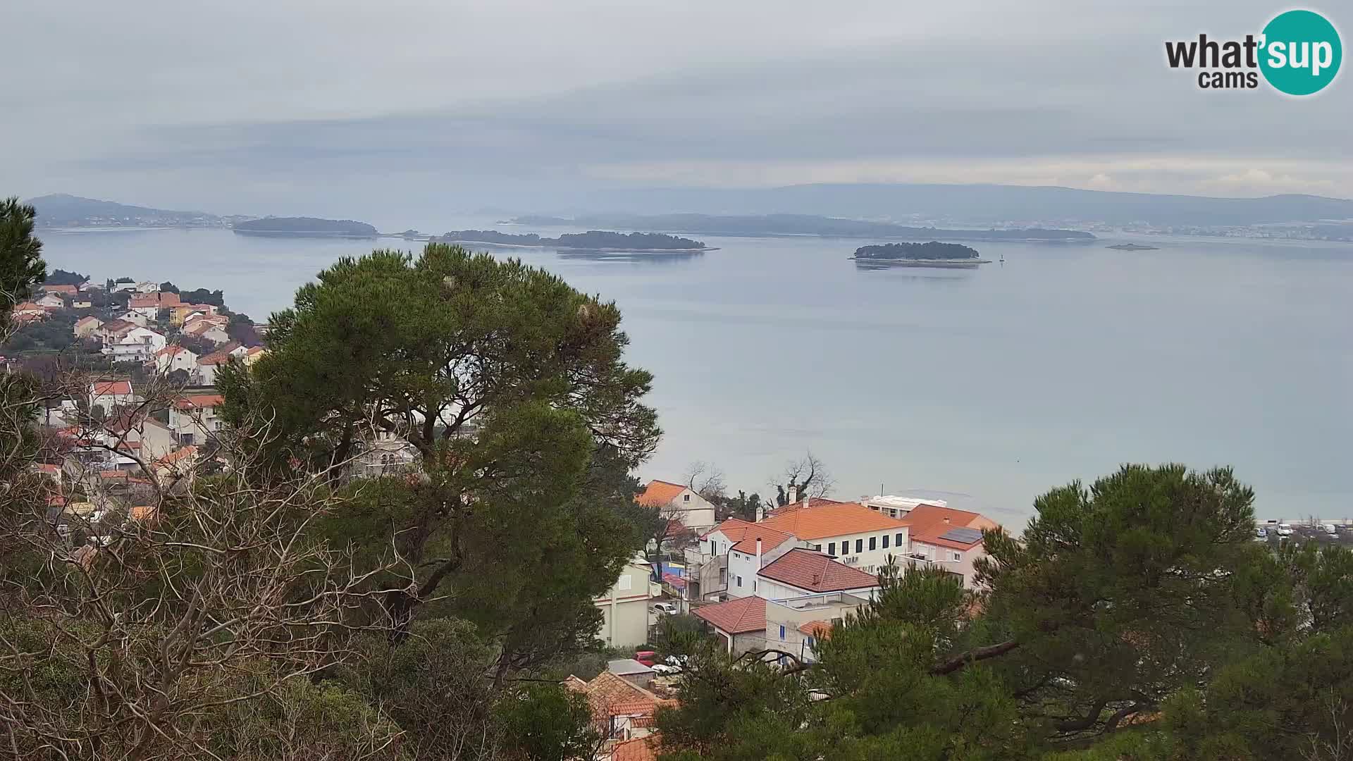 Tkon – Kalvarija – pogled na Pašmanski kanal