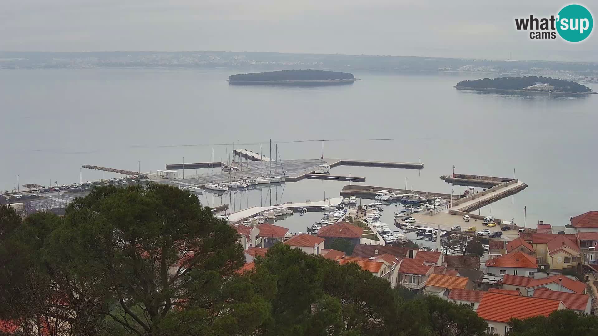 Tkon – Kalvaria – view of Pašman channel