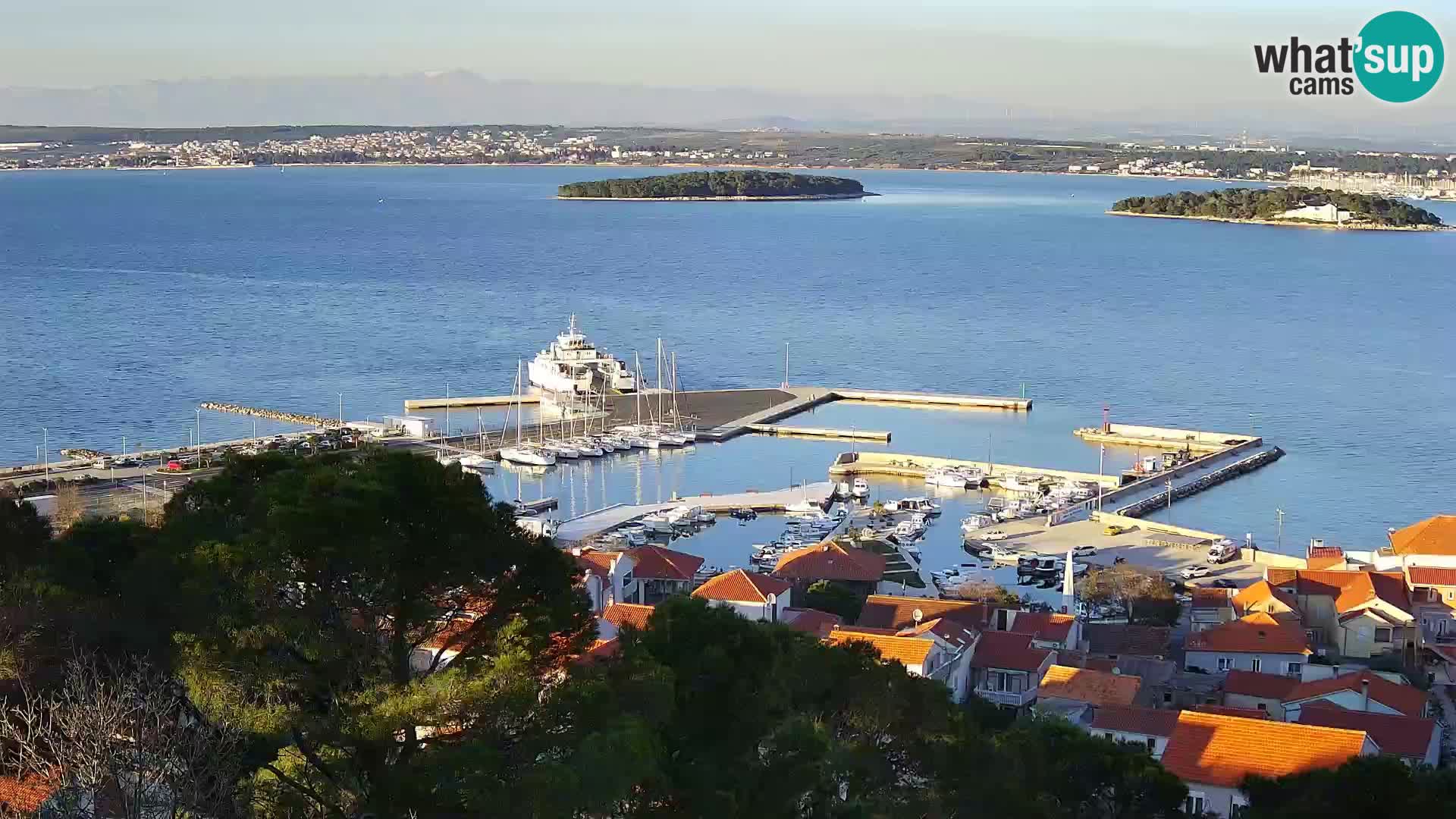 Tkon – Kalvaria – vista del canal de Pašman