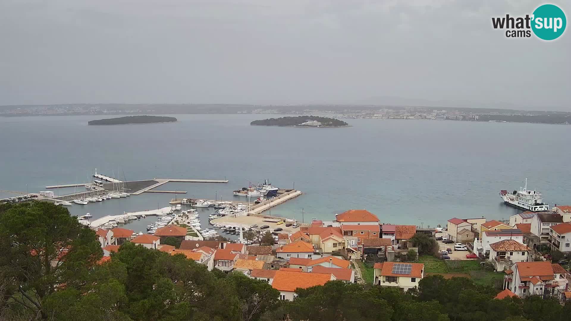 Tkon – Kalvaria – view of Pašman channel