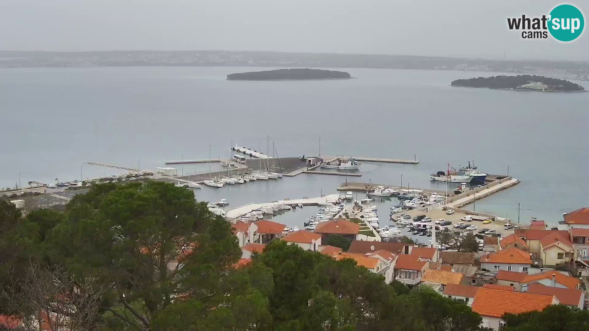 Tkon – Kalvaria – view of Pašman channel