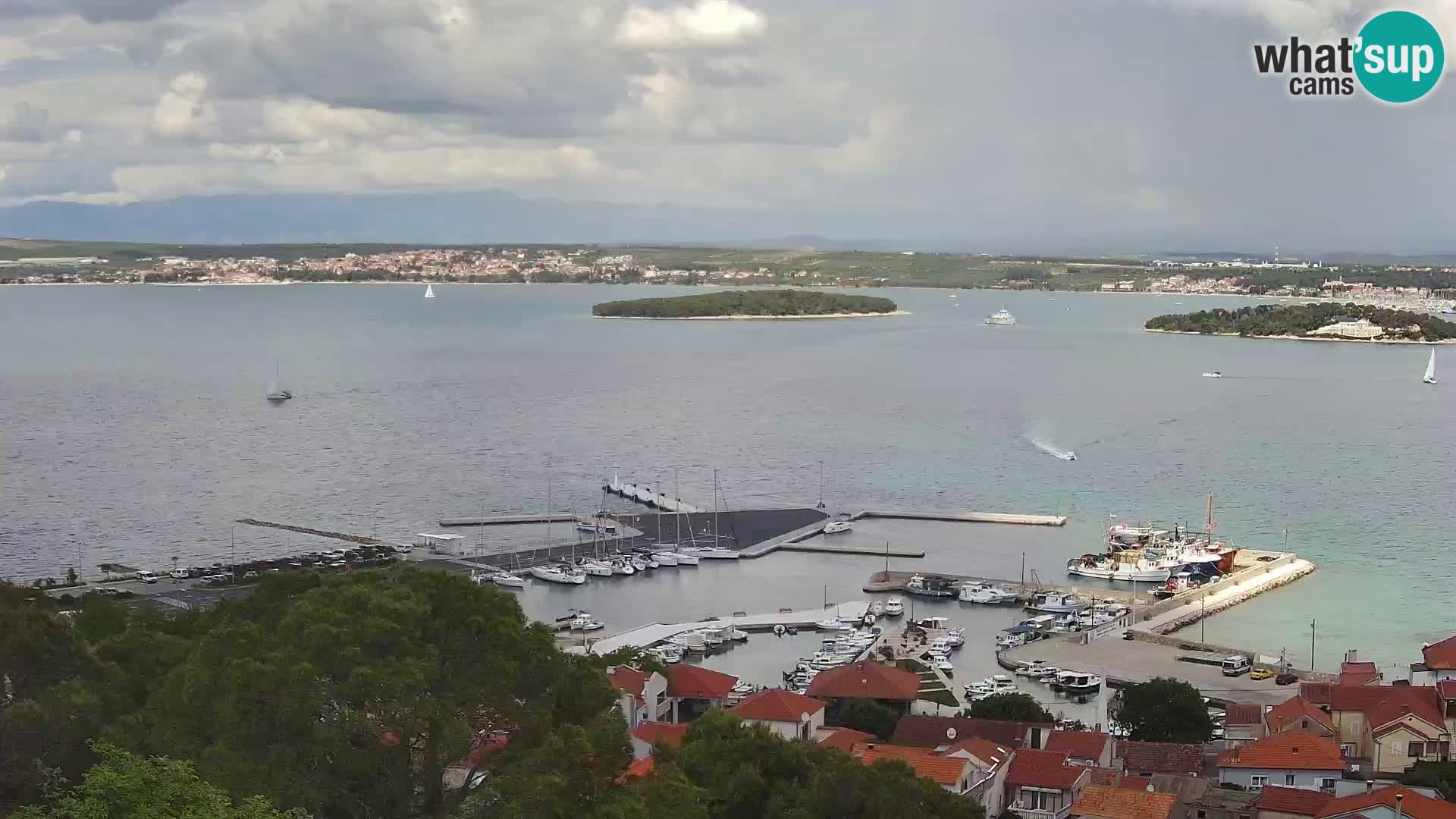 Tkon – Kalvaria – view of Pašman channel