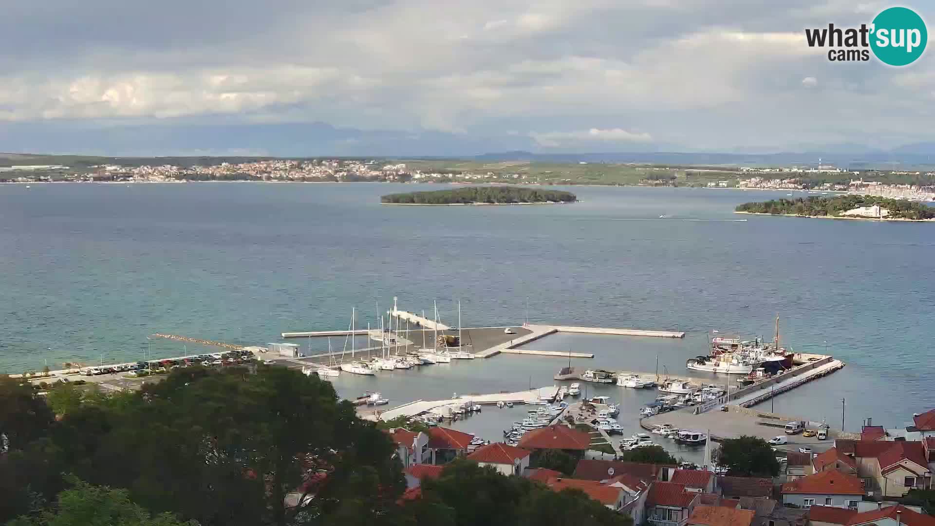 Tkon – Kalvaria – Blick auf Pašman Kanal