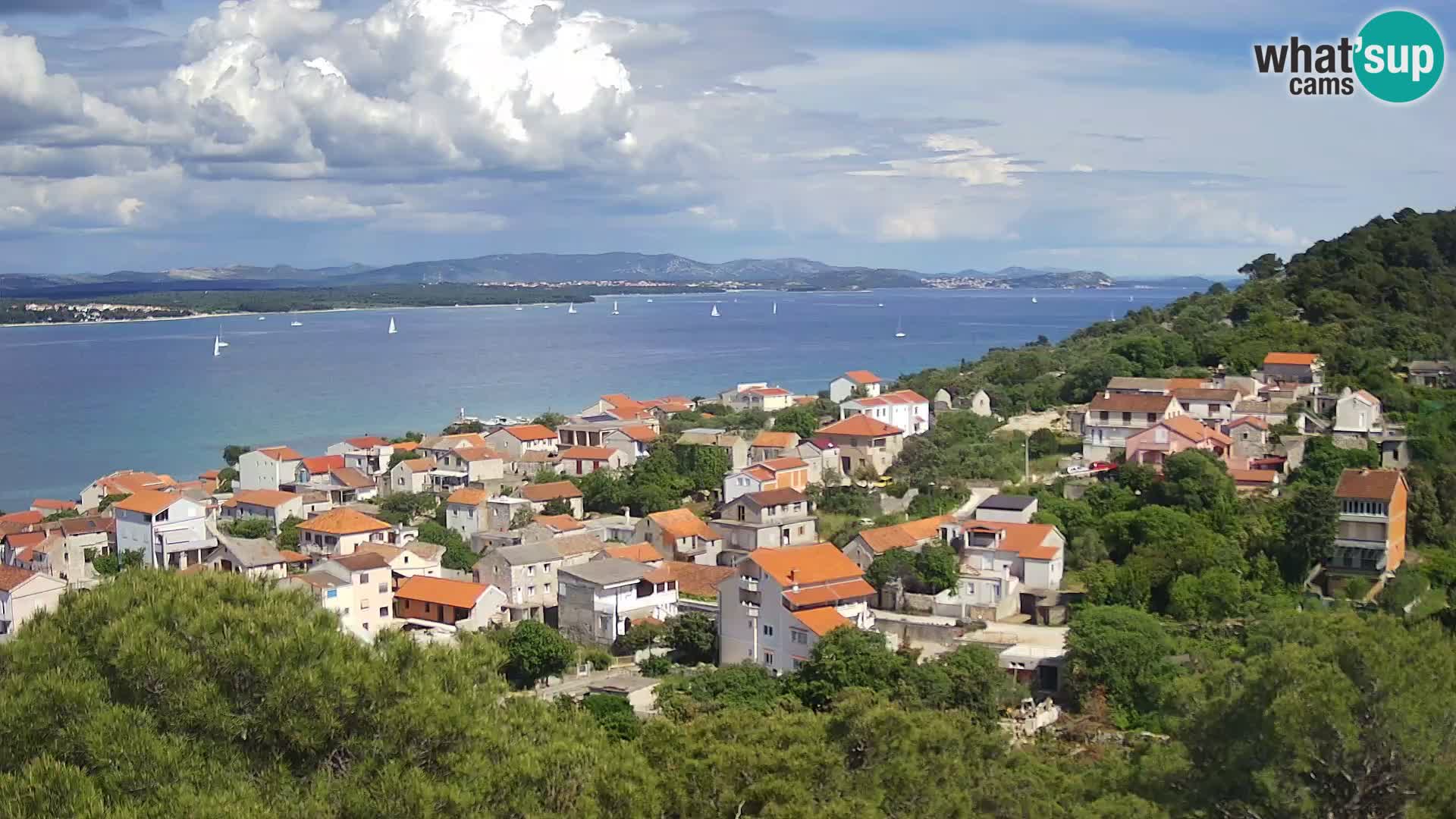 Tkon – Kalvarija – pogled na Pašmanski kanal