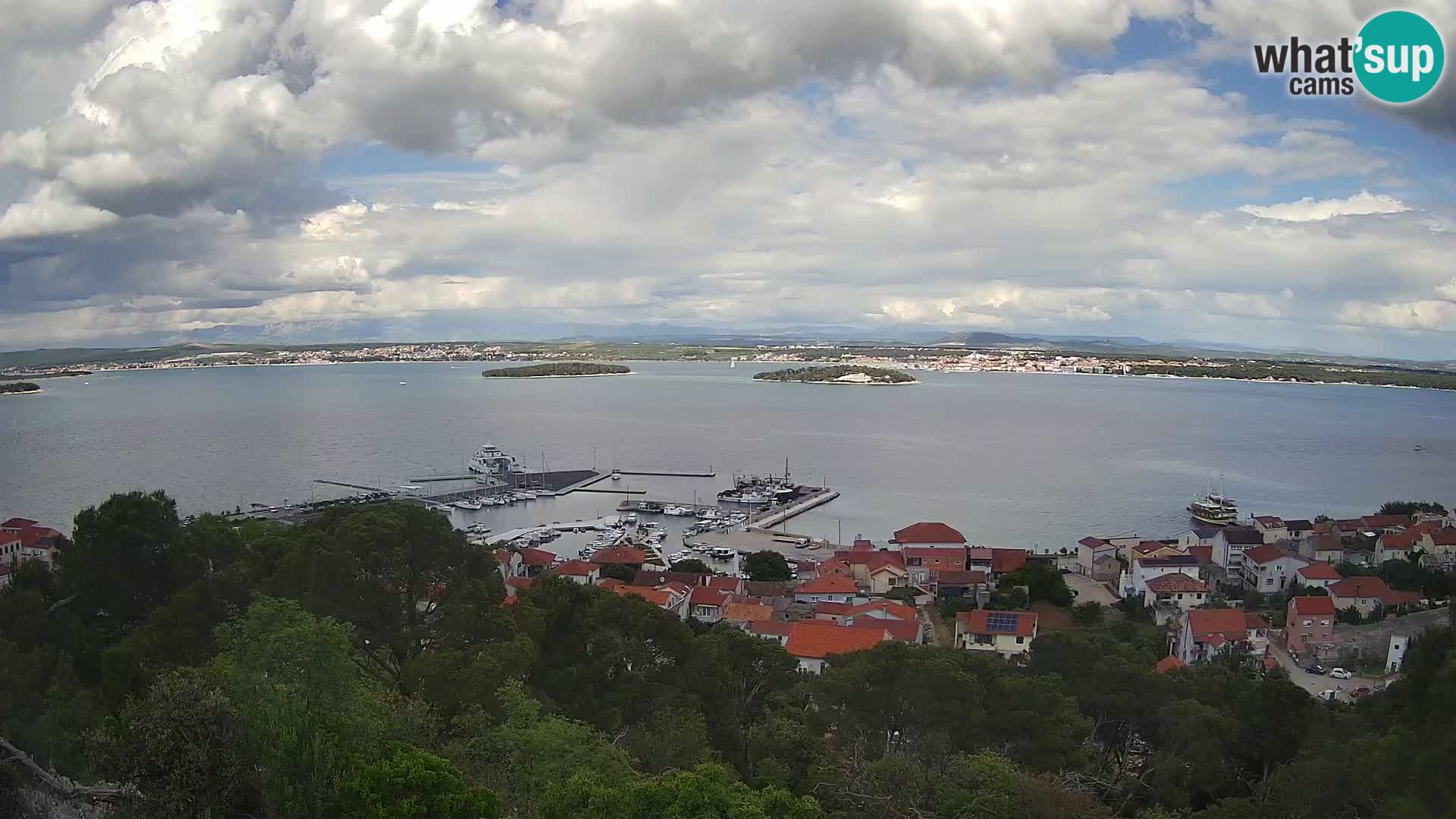 Tkon – Kalvaria – Blick auf Pašman Kanal