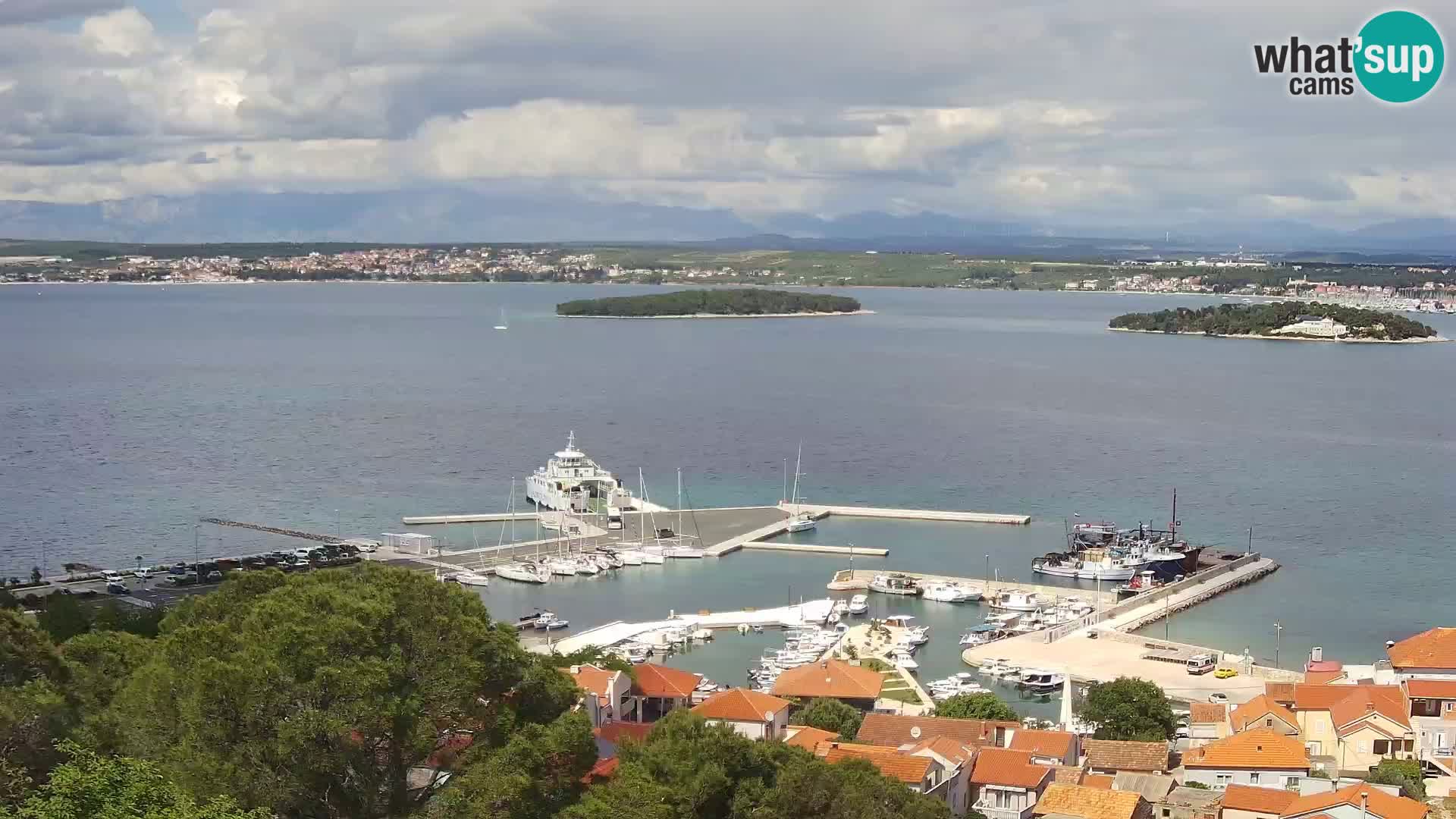 Tkon – Kalvarija – pogled na Pašmanski kanal