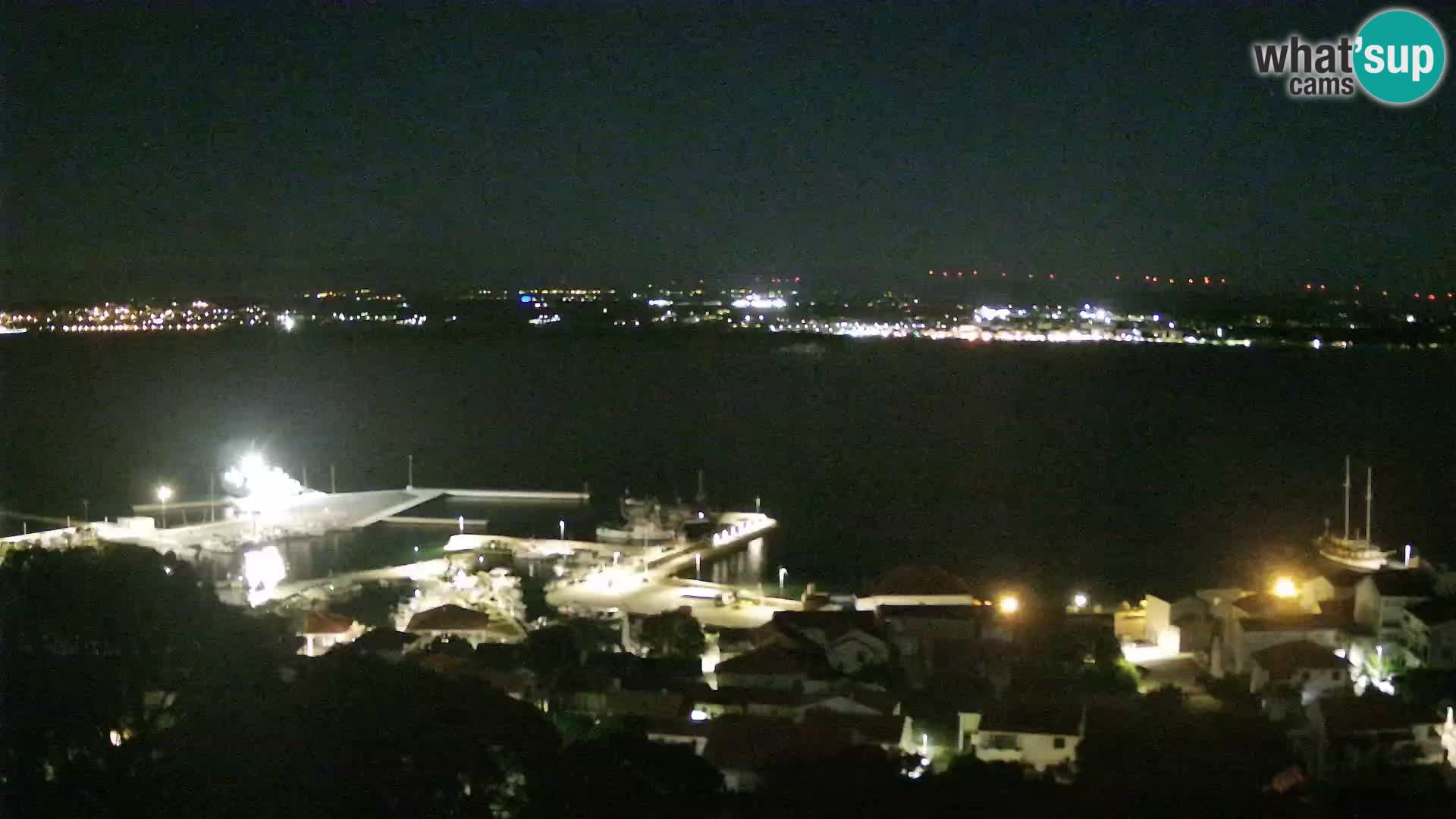 Tkon – Kalvarija – pogled na Pašmanski kanal