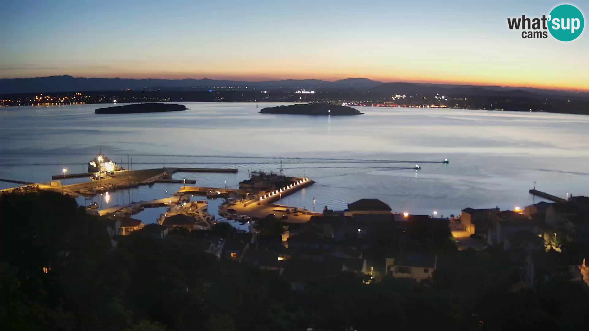 Tkon – Kalvaria – view of Pašman channel
