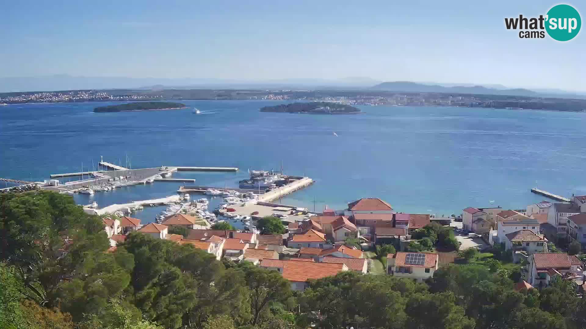 Tkon – Kalvaria – view of Pašman channel