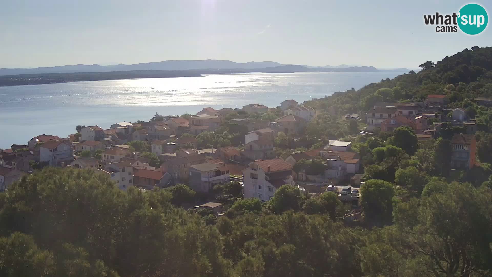 Tkon – Kalvarija – pogled na Pašmanski kanal