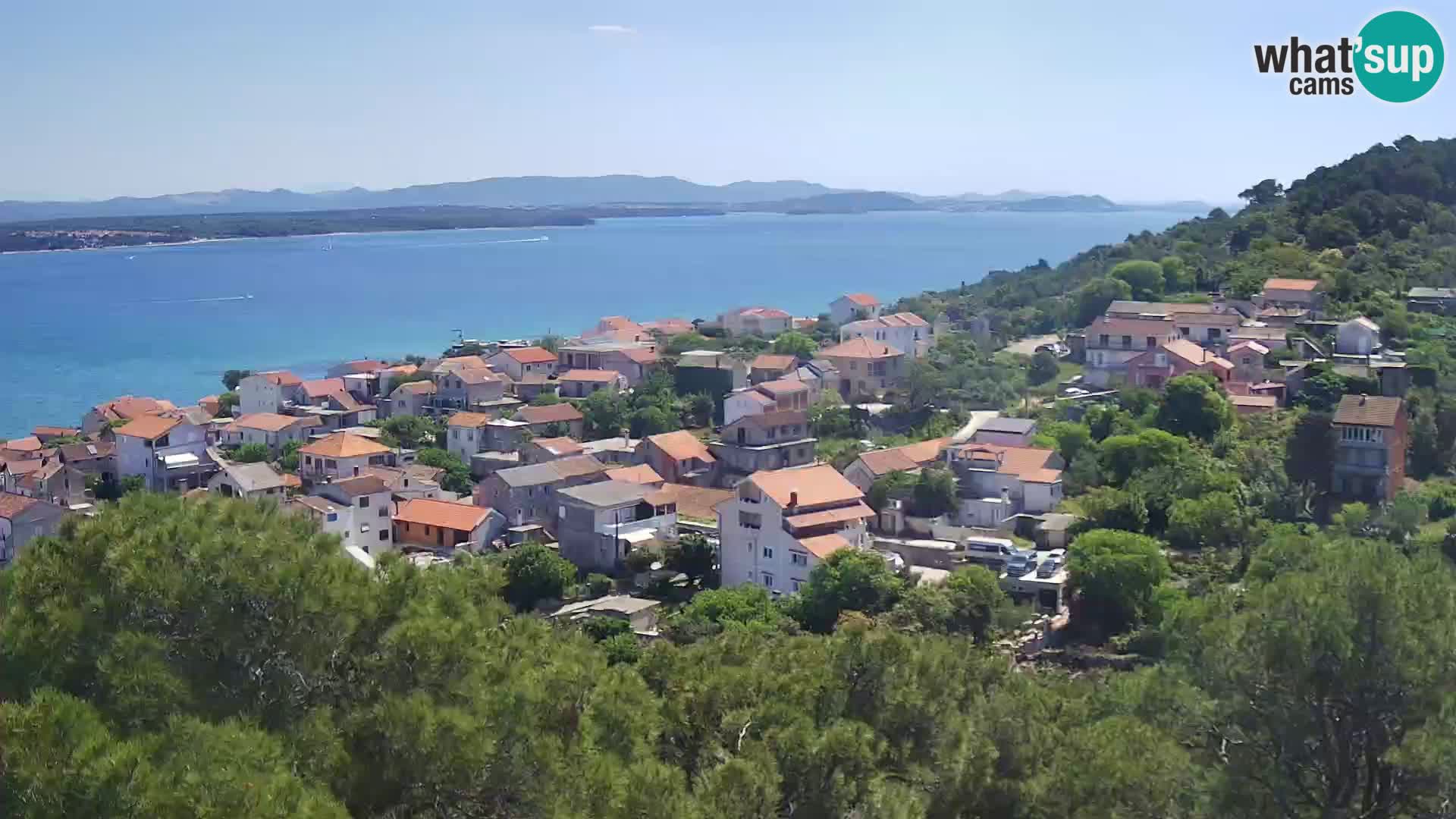Tkon – Kalvaria – view of Pašman channel