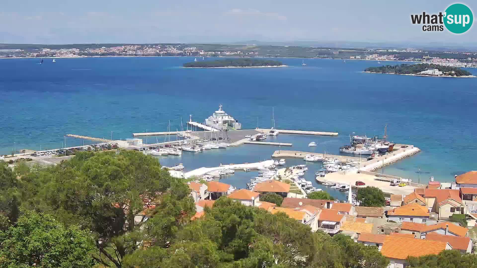 Tkon – Kalvaria – panorama del canale di Pašman