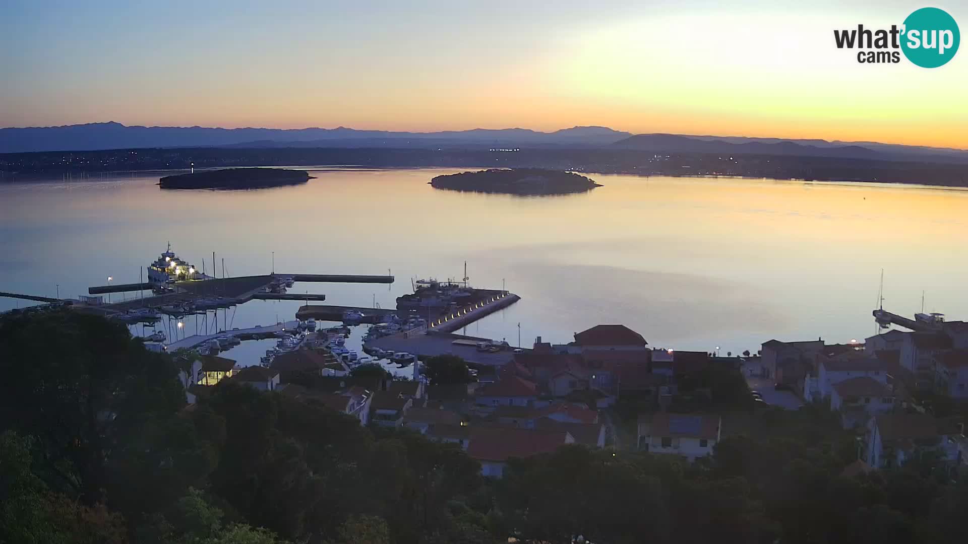 Tkon – Kalvaria – Blick auf Pašman Kanal