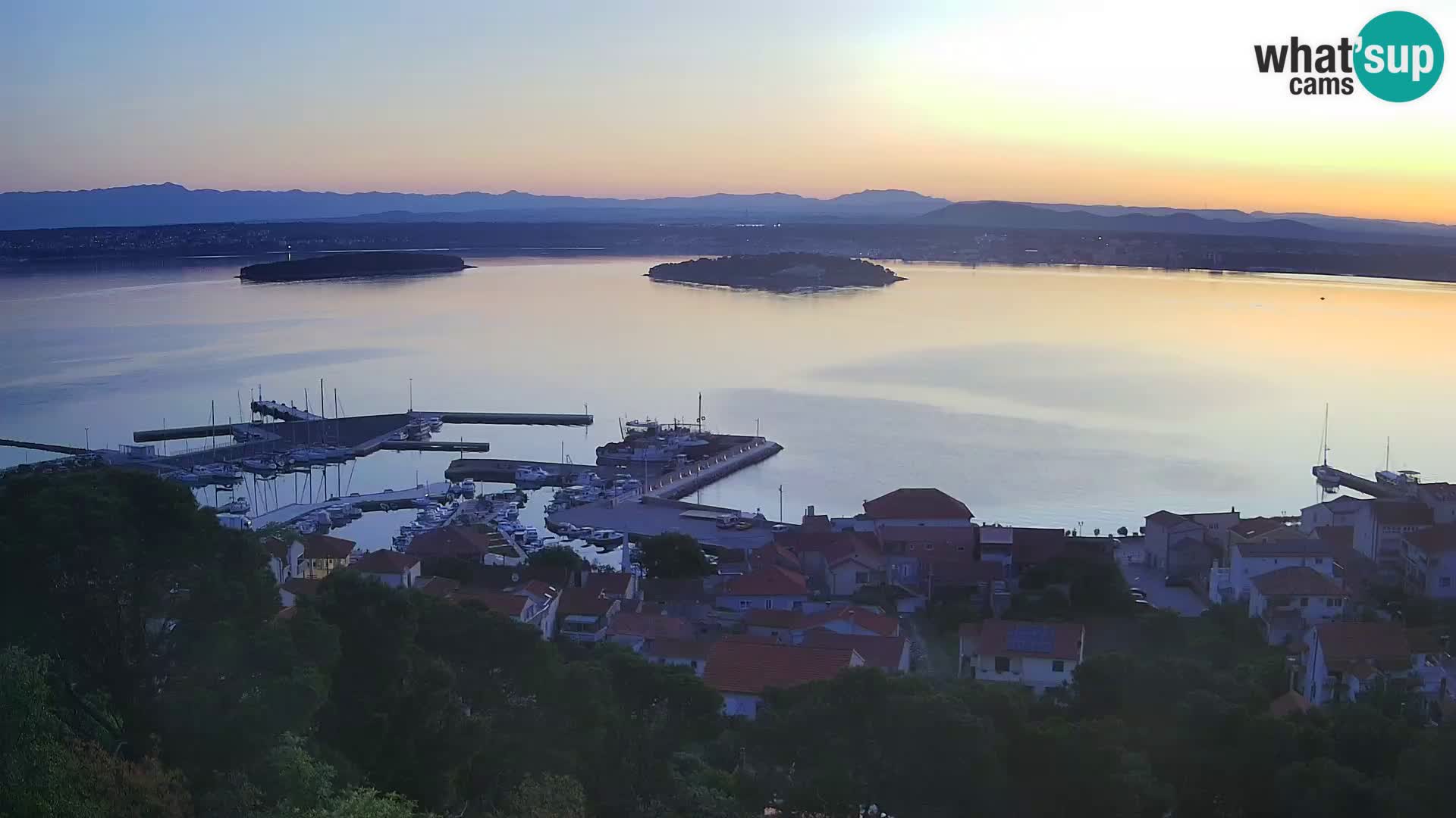 Tkon – Kalvarija – vue sur le canal Pašman