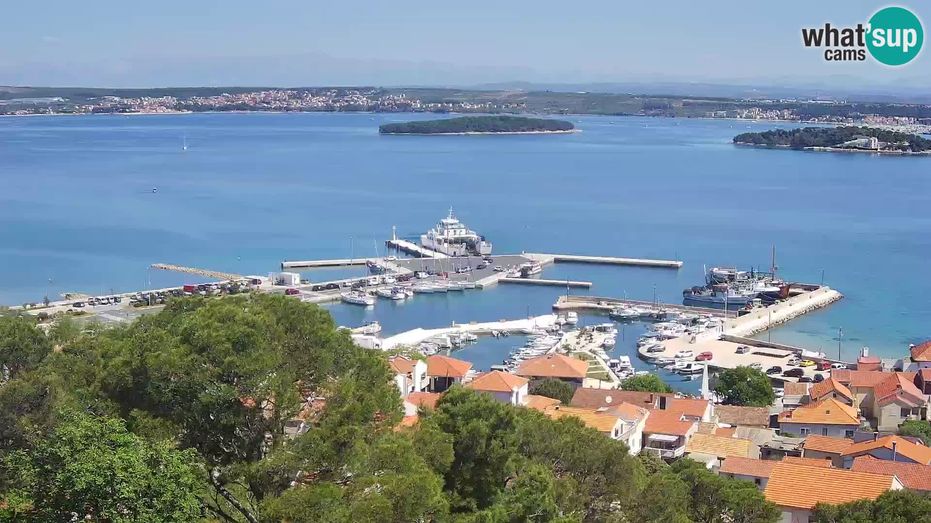 Tkon – Kalvaria – panorama del canale di Pašman