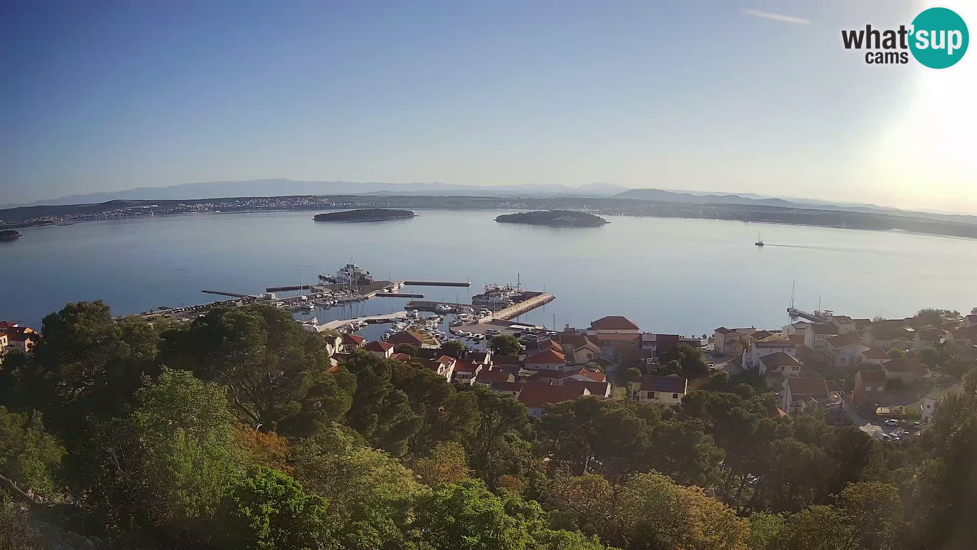 Tkon – Kalvaria – panorama del canale di Pašman